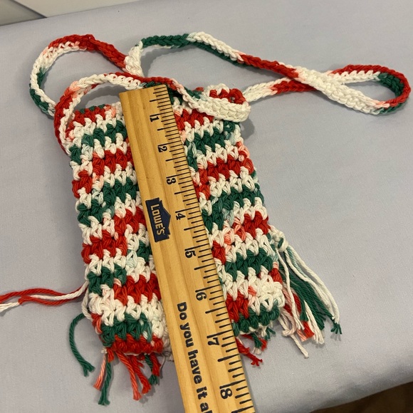 Handmade Crochet Small Crossbody Bag - Picture 2 of 6